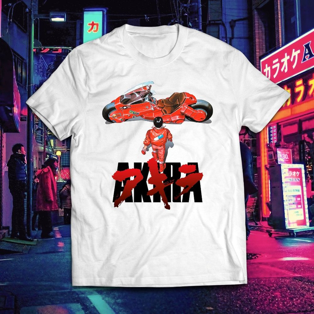 Vintage Style Japanese Cyberpunk Akira Manga Tee